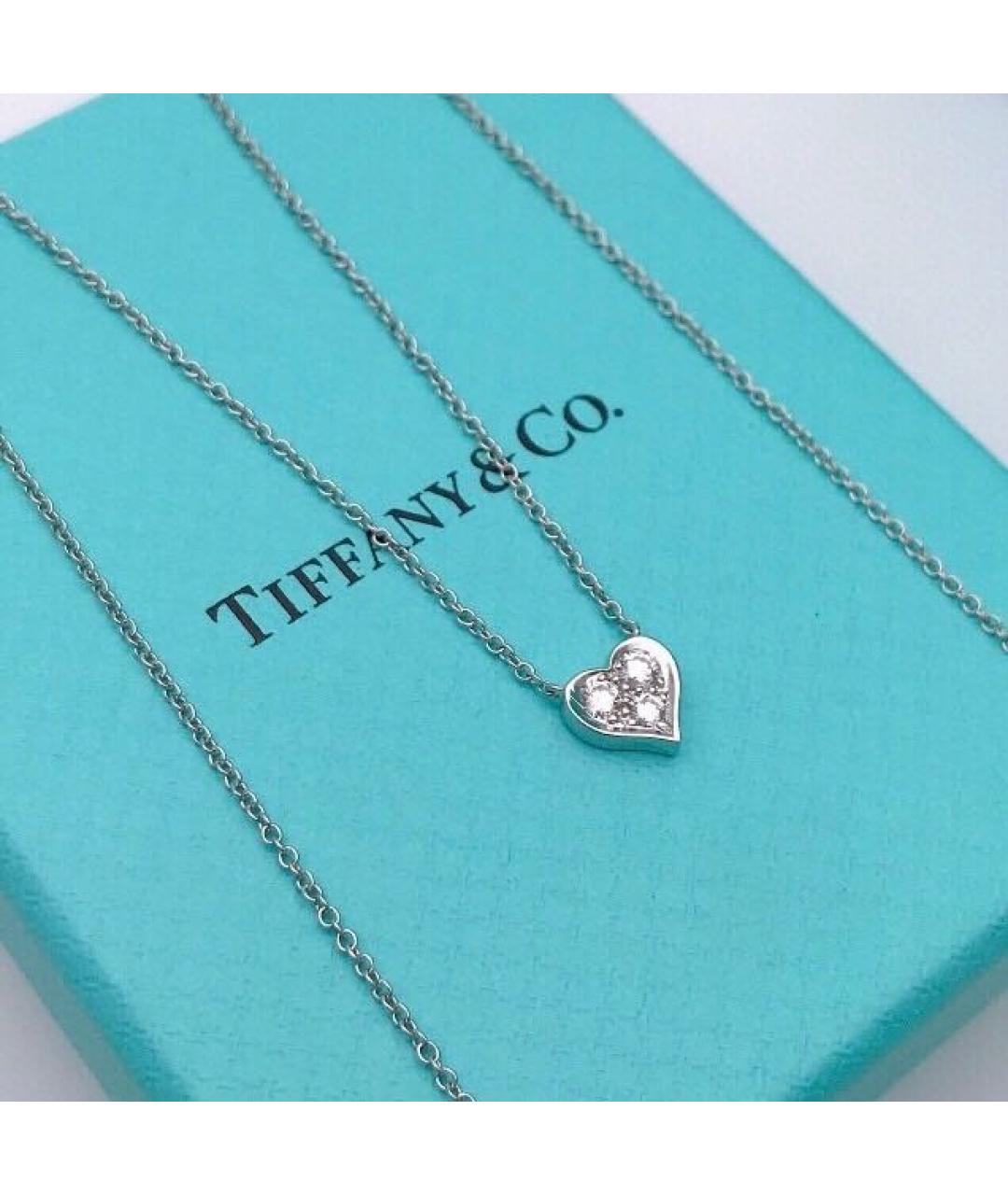 TIFFANY&CO Белое платиновое колье, фото 2