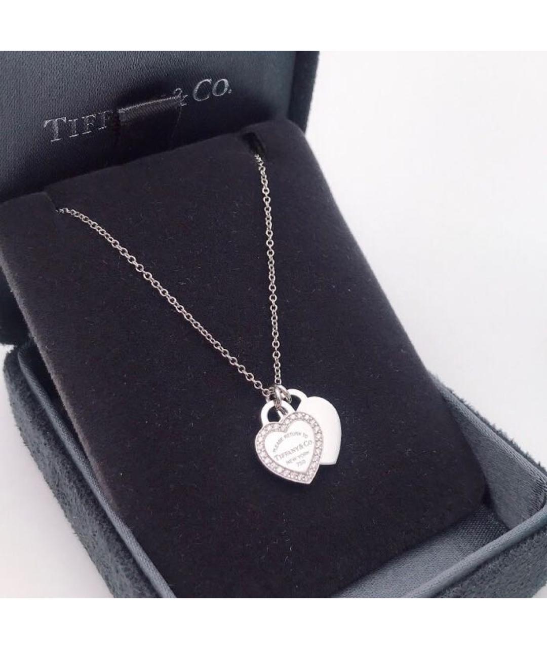 TIFFANY&CO Белое колье из белого золота, фото 4