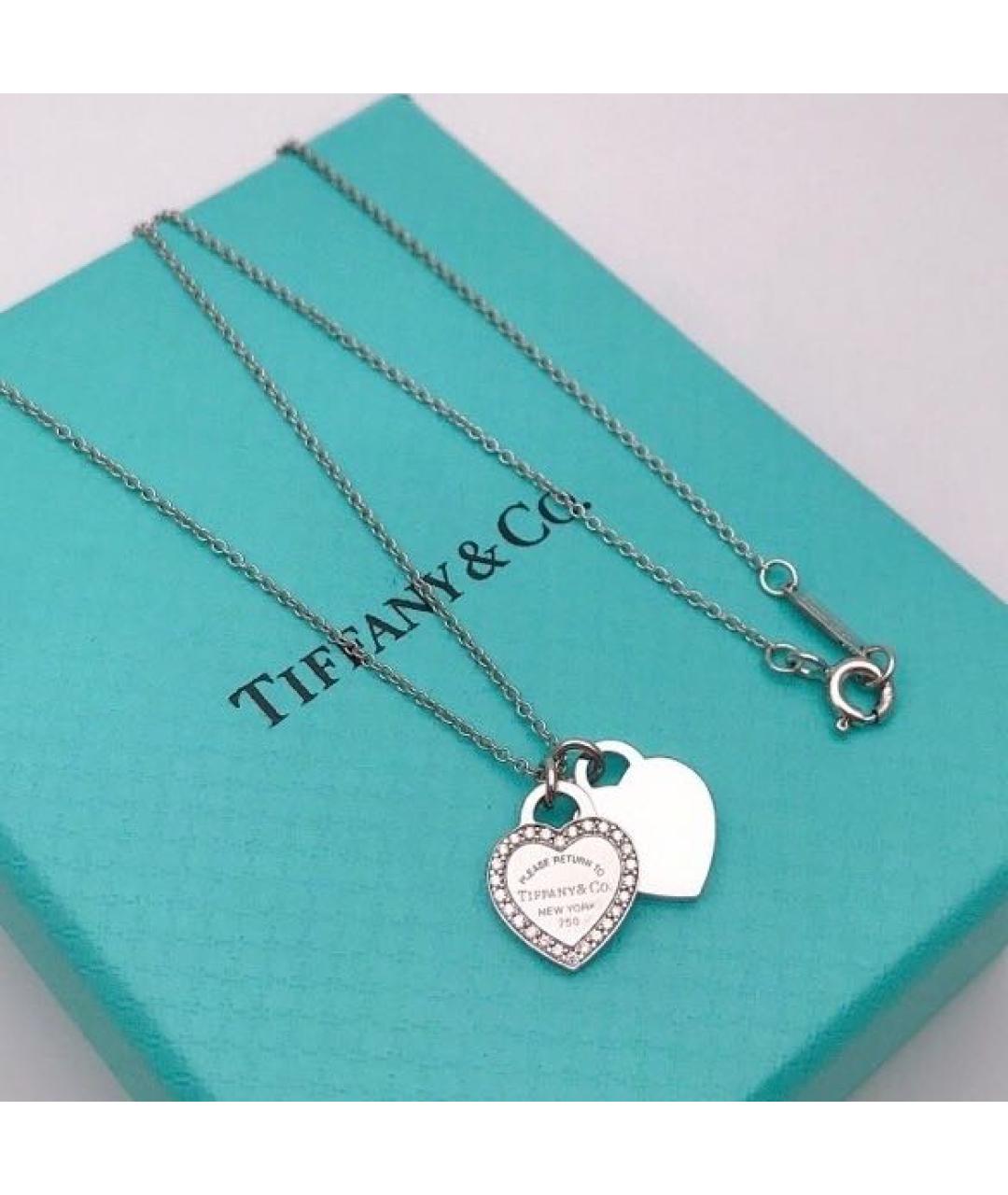 TIFFANY&CO Белое колье из белого золота, фото 2