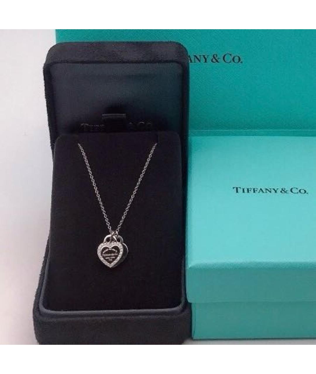 TIFFANY&CO Белое колье из белого золота, фото 6
