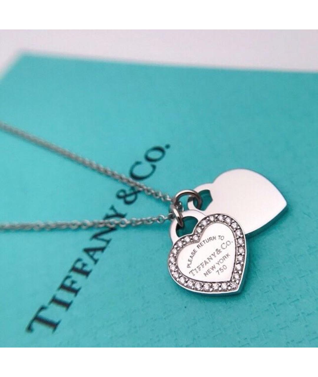 TIFFANY&CO Белое колье из белого золота, фото 5