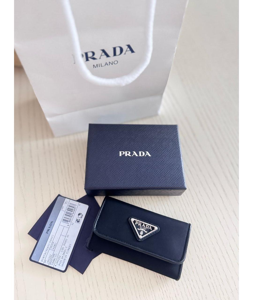 PRADA Черная ключница, фото 7