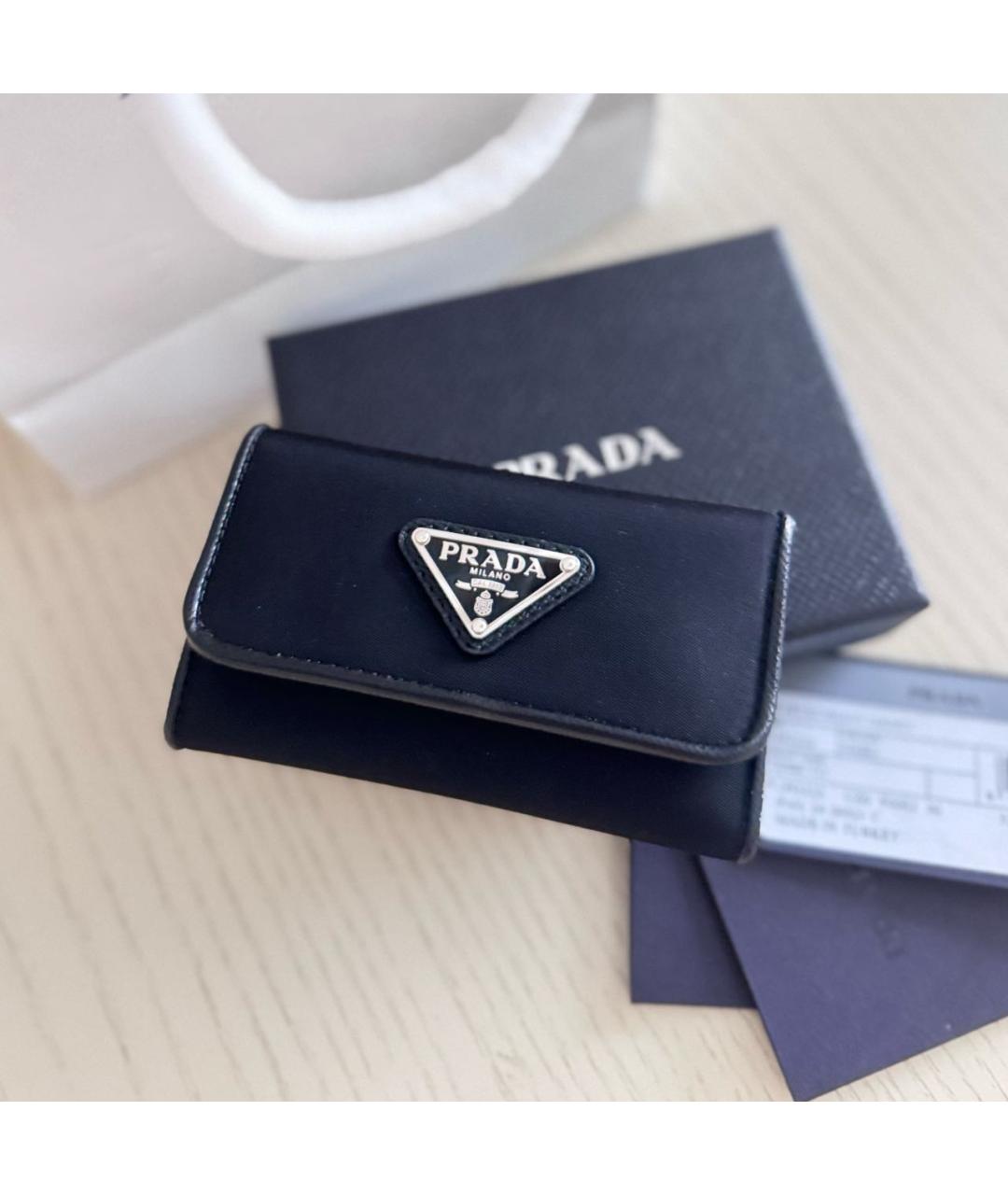 PRADA Черная ключница, фото 8