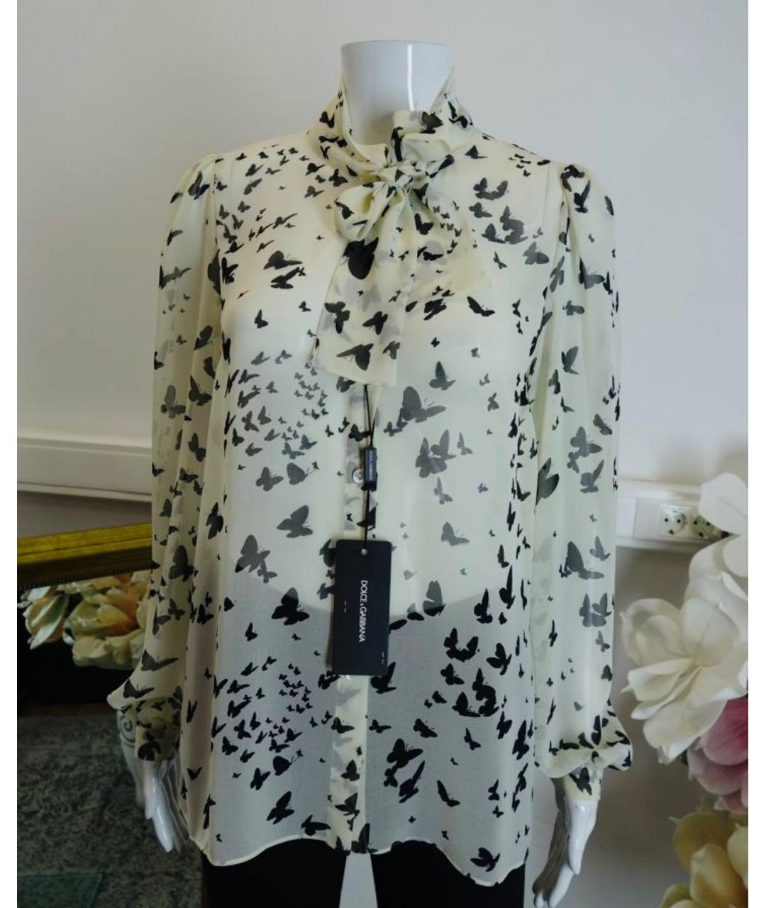 DOLCE&GABBANA Полиэстеровая блузы, фото 7