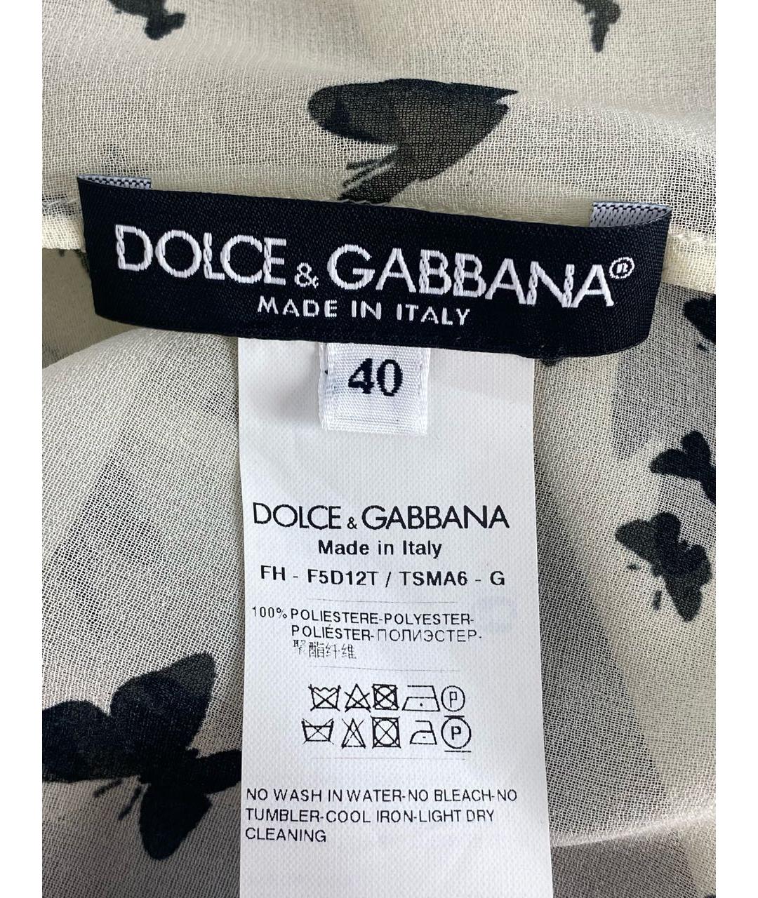 DOLCE&GABBANA Полиэстеровая блузы, фото 5