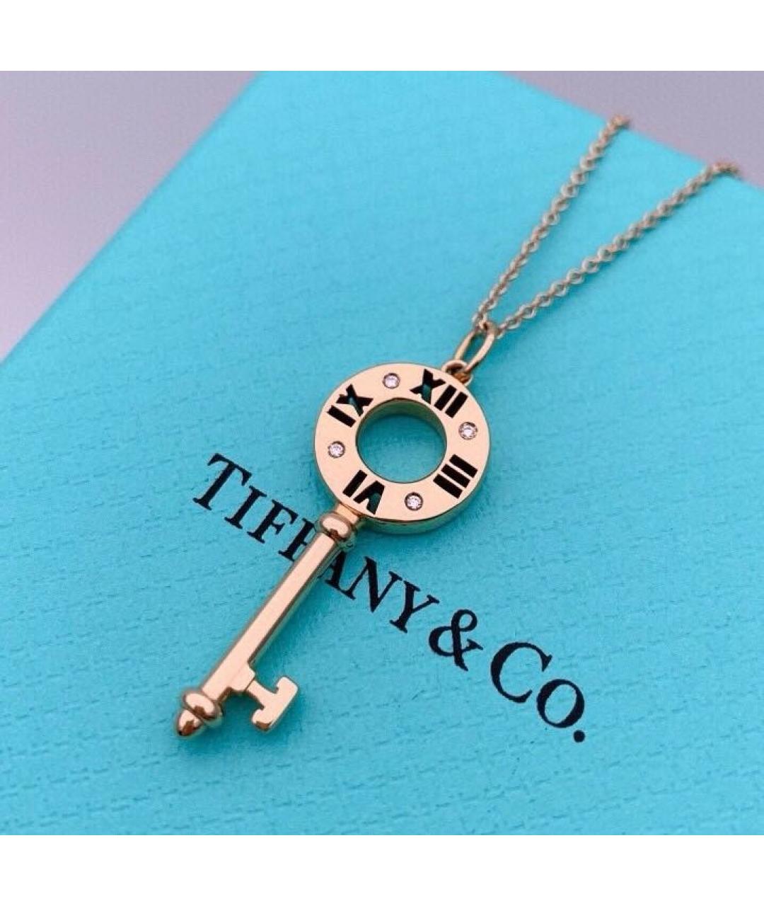 TIFFANY&CO Розовое колье из розового золота, фото 2