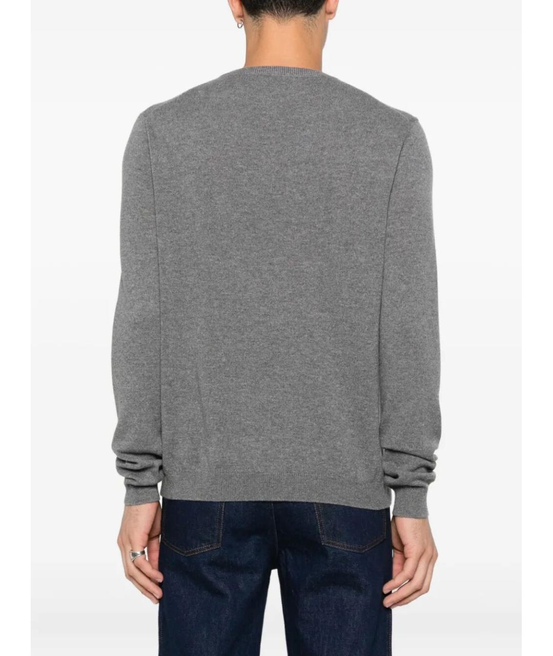 GUCCI Серый кашемировый джемпер / свитер, фото 3