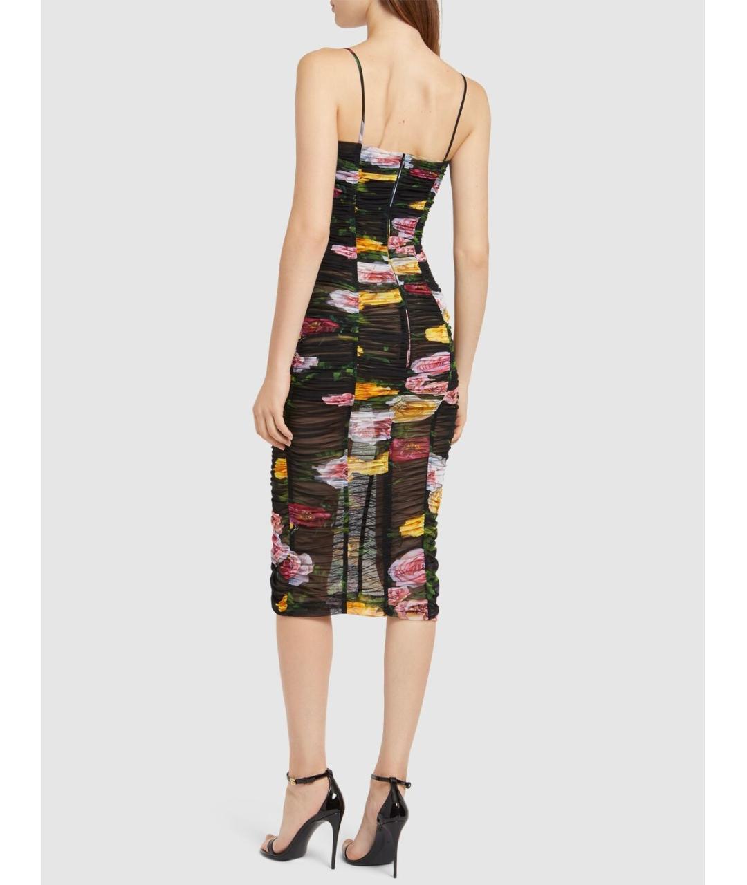 DOLCE&GABBANA Мульти коктейльное платье, фото 7
