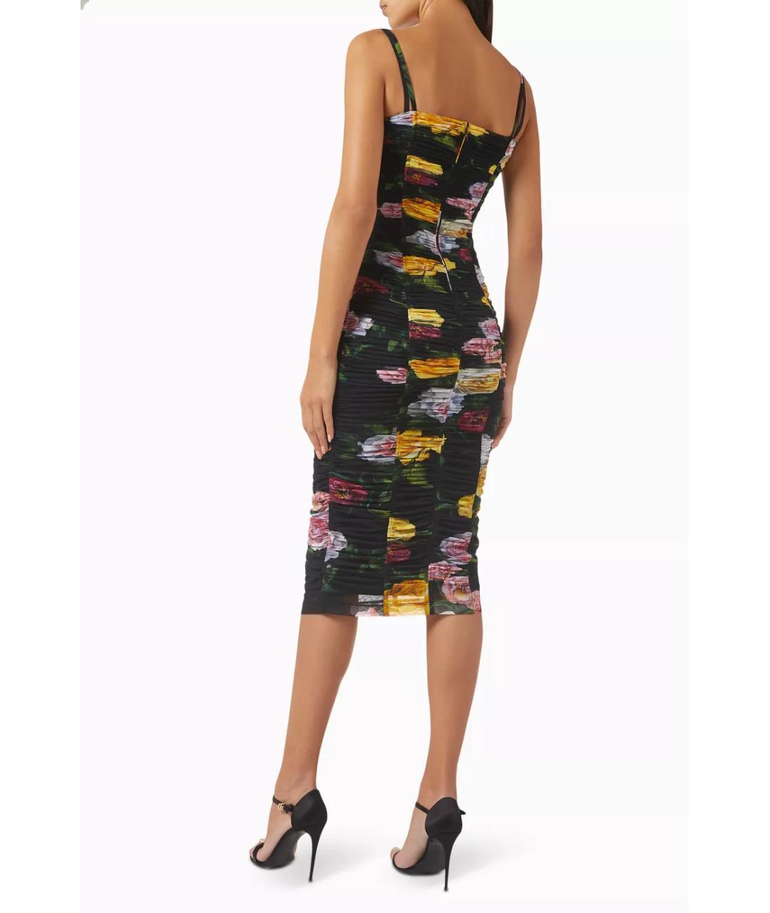 DOLCE&GABBANA Мульти коктейльное платье, фото 3