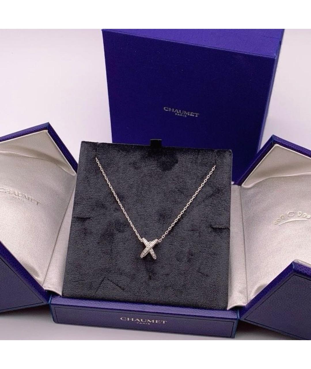 CHAUMET Белое колье из белого золота, фото 2