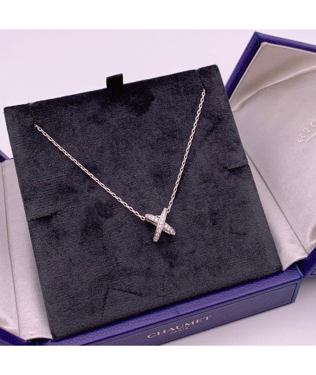 CHAUMET Белое колье из белого золота, фото 5
