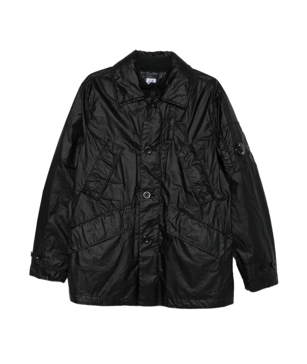 CP COMPANY Черная полиамидовая куртка, фото 1