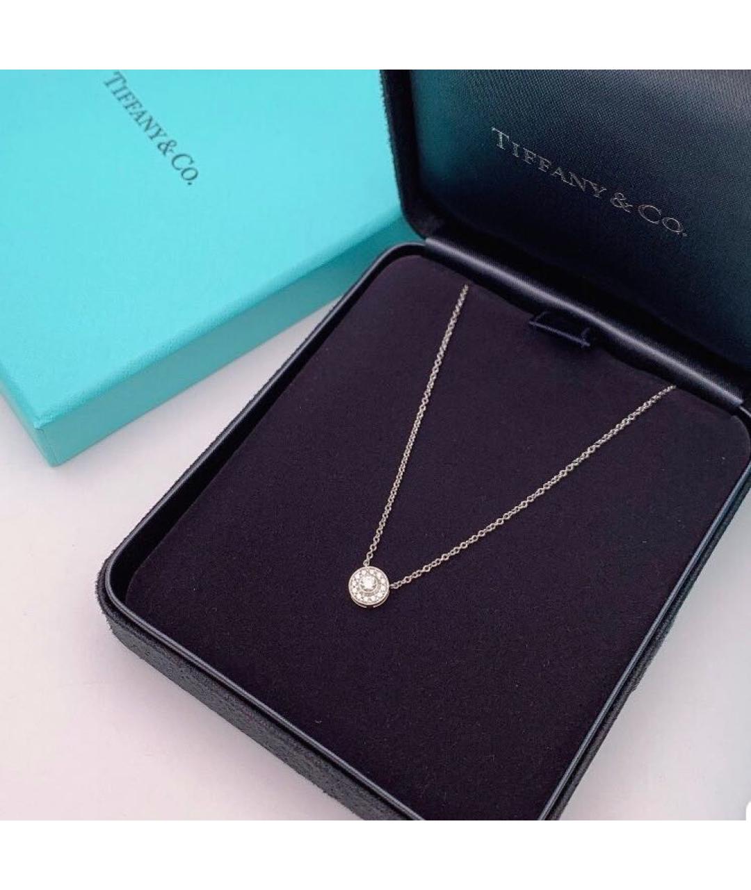TIFFANY&CO Белое платиновое колье, фото 2
