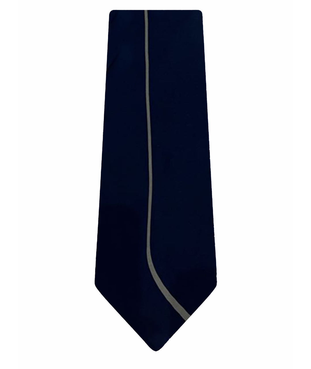 EMPORIO ARMANI Темно-синий шелковый галстук, фото 1