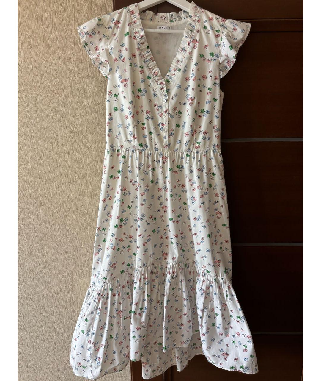 Claudie Pierlot Мульти хлопковое повседневное платье, фото 9