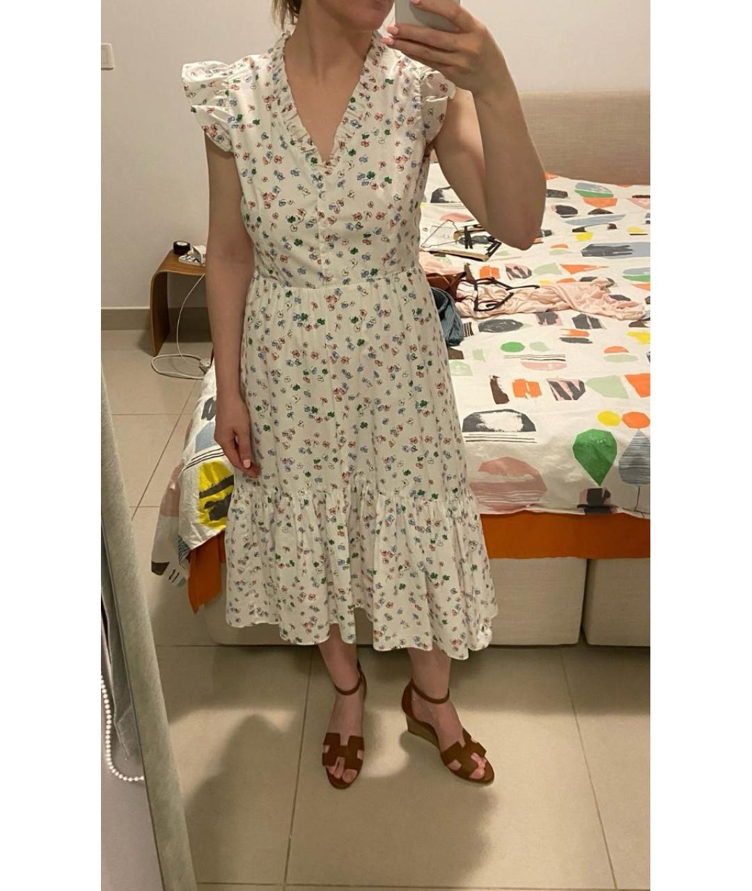 Claudie Pierlot Мульти хлопковое повседневное платье, фото 8