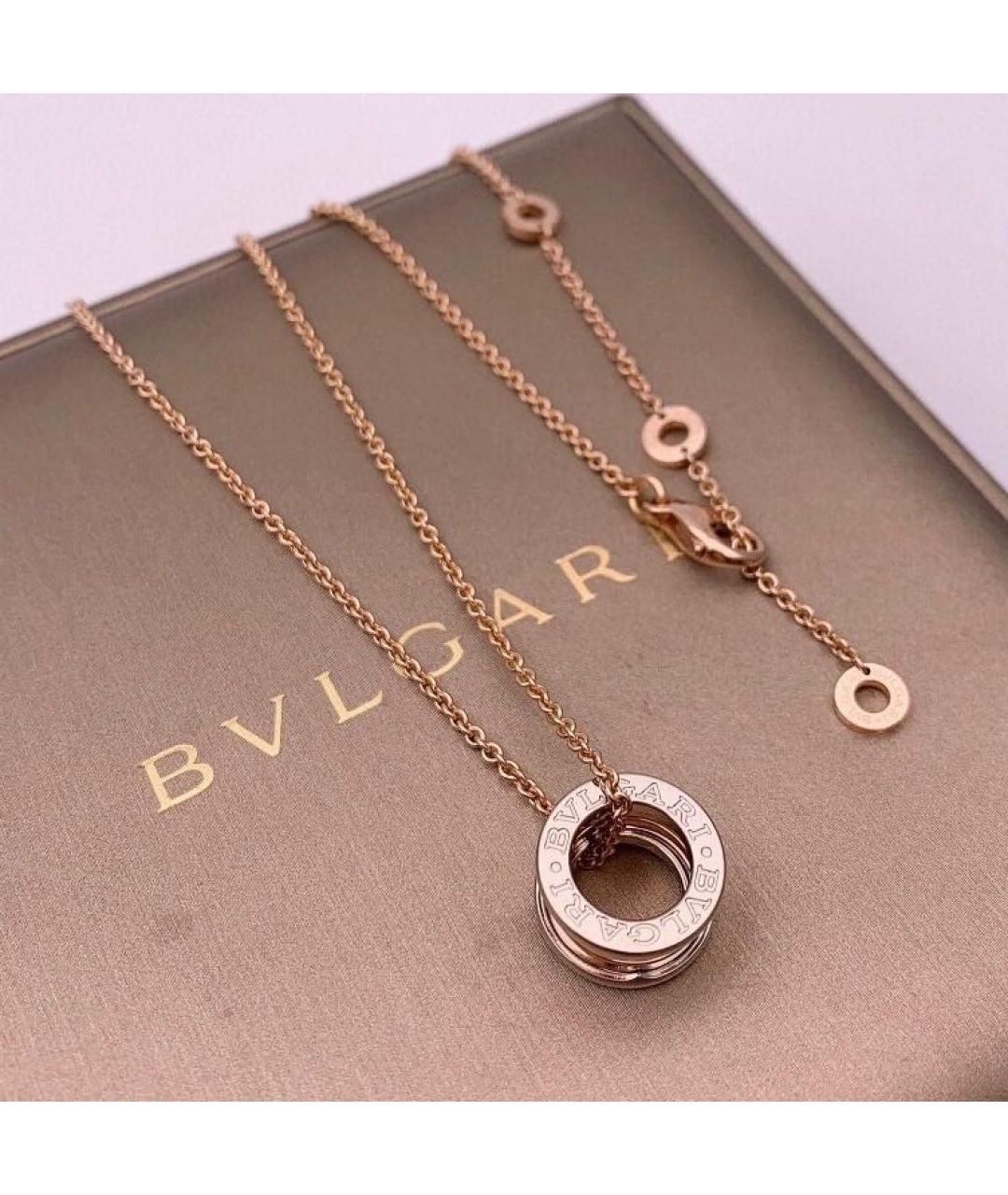 BVLGARI Мульти колье из розового золота, фото 5