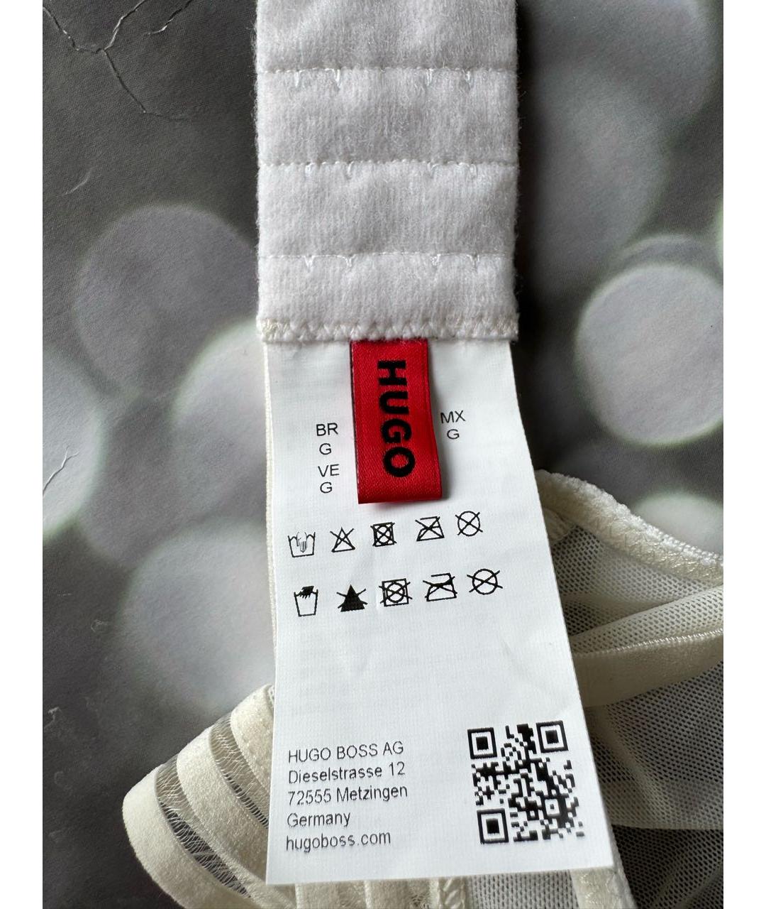 HUGO BOSS Белый бюстгалтеры, фото 6