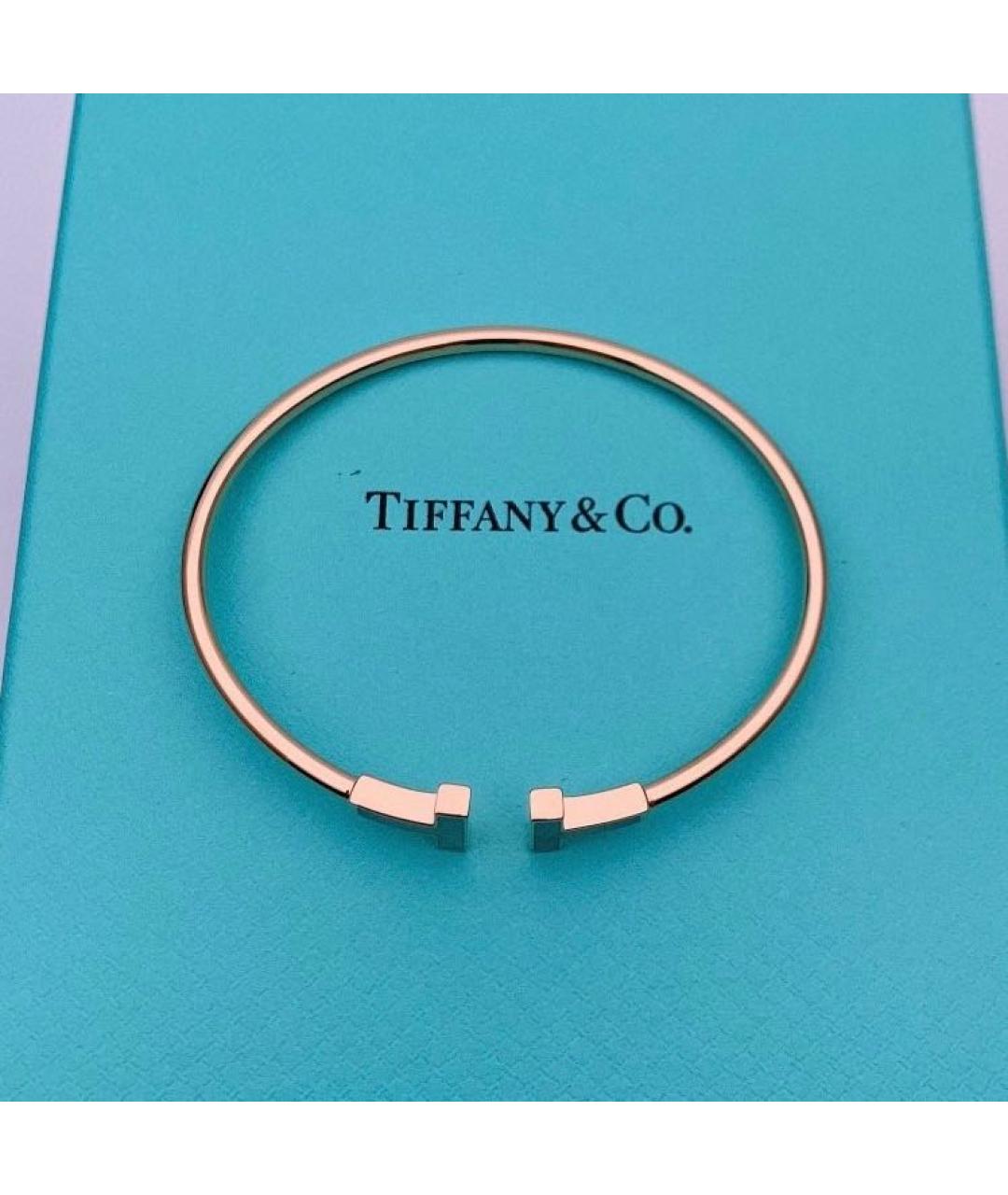TIFFANY&CO Белый браслет из желтого золота, фото 5