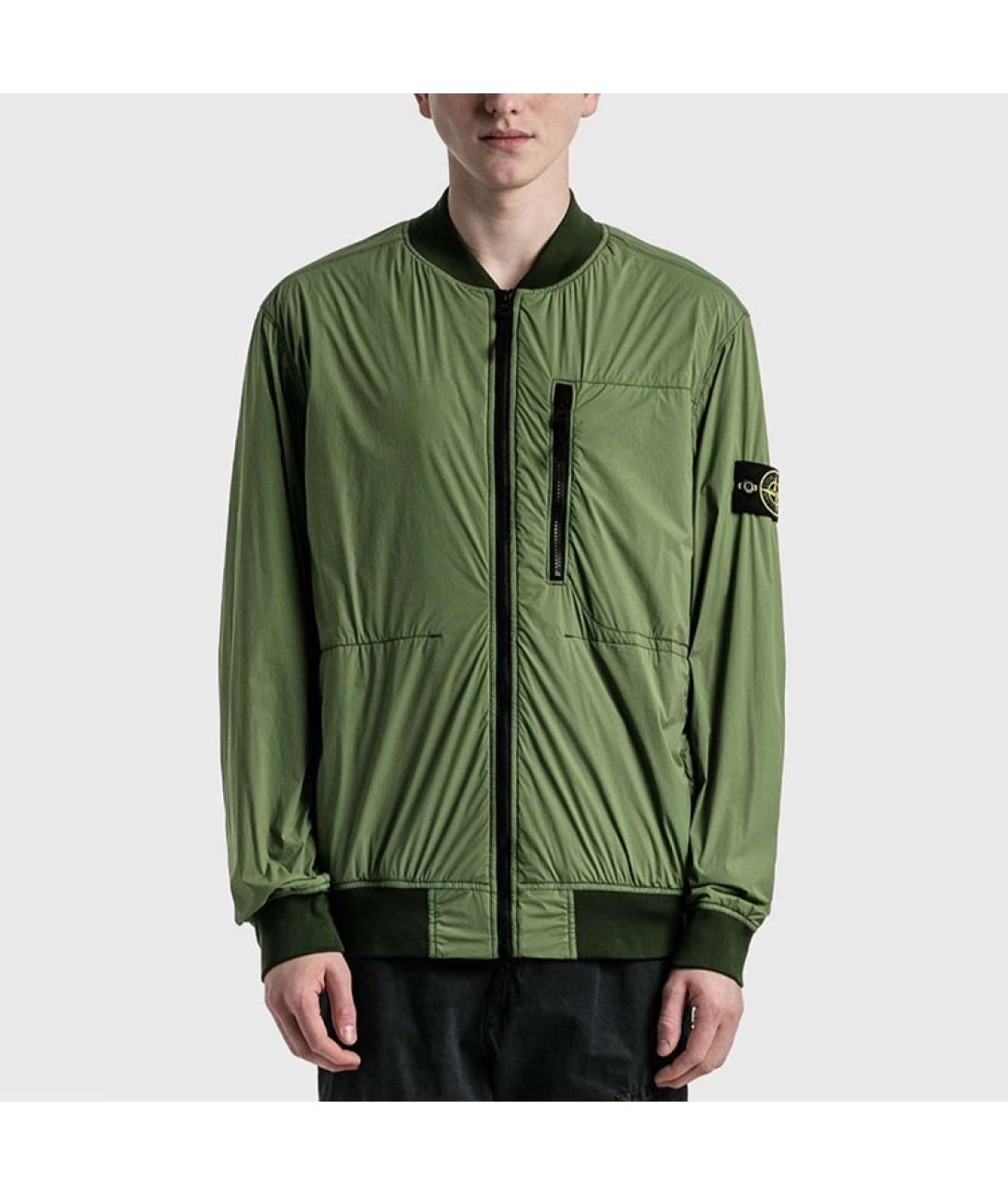 STONE ISLAND Зеленая куртка, фото 4