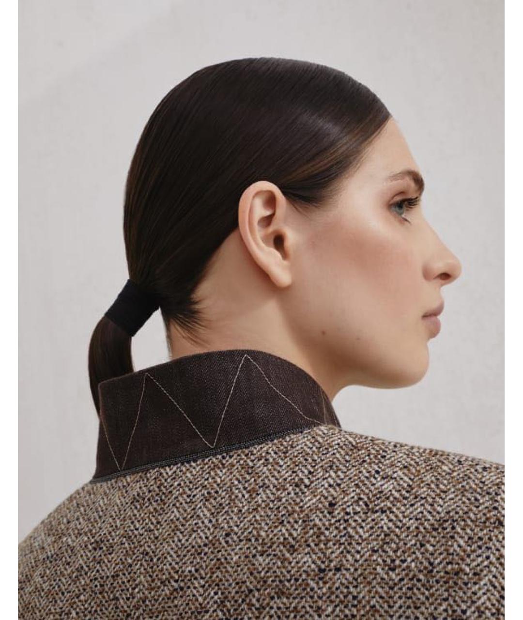 BRUNELLO CUCINELLI Коричневая шерстяная жилетка, фото 3