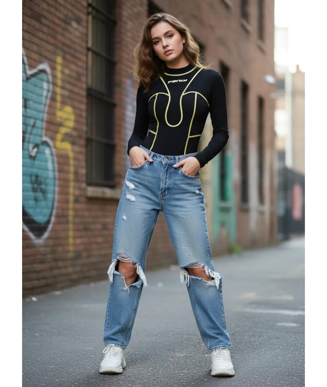 FENDI Черное боди, фото 8