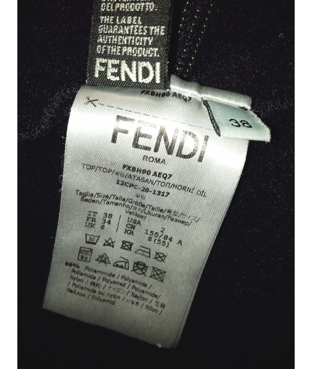 FENDI Черное боди, фото 7