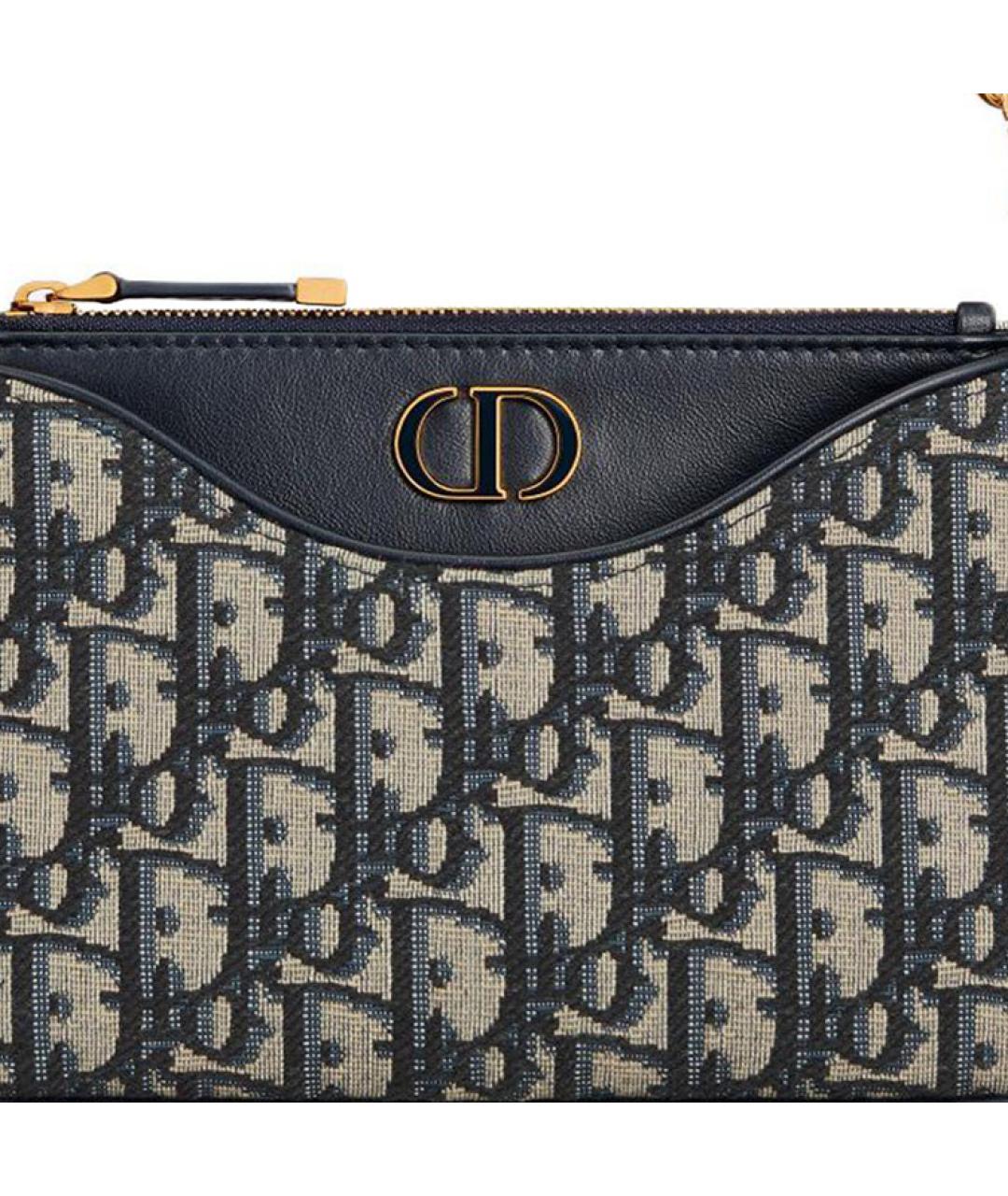 CHRISTIAN DIOR Синяя сумка через плечо, фото 6