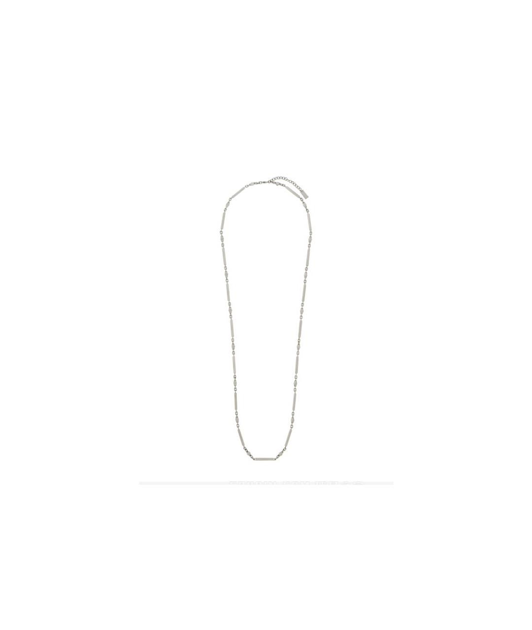 SAINT LAURENT Серебряная металлическая цепочка/подвеска, фото 1