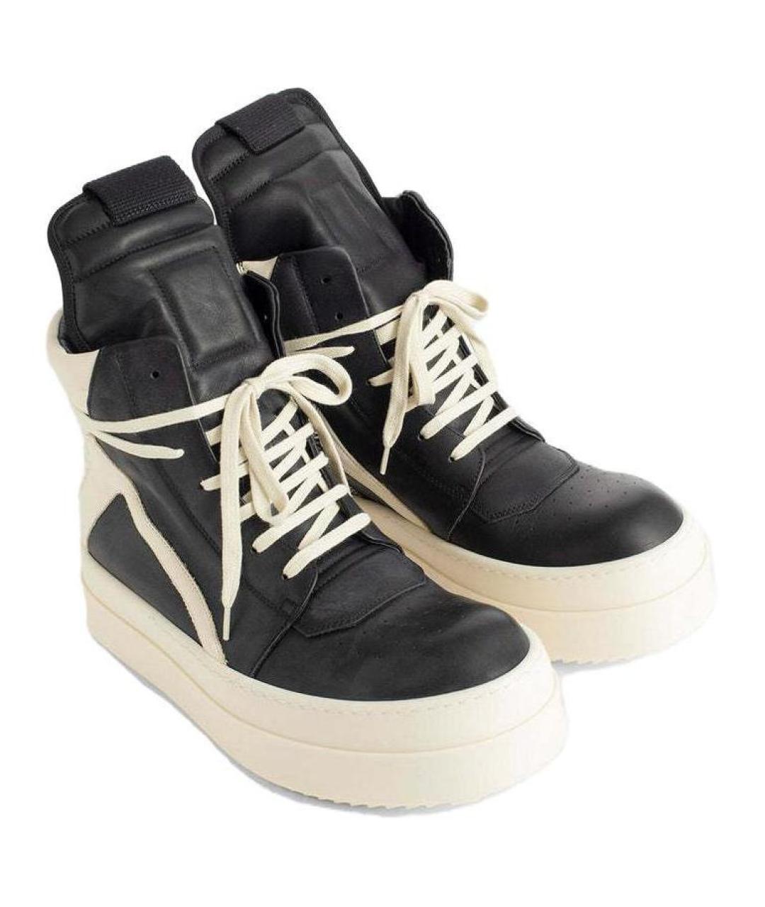 RICK OWENS Мульти кожаные кроссовки, фото 4