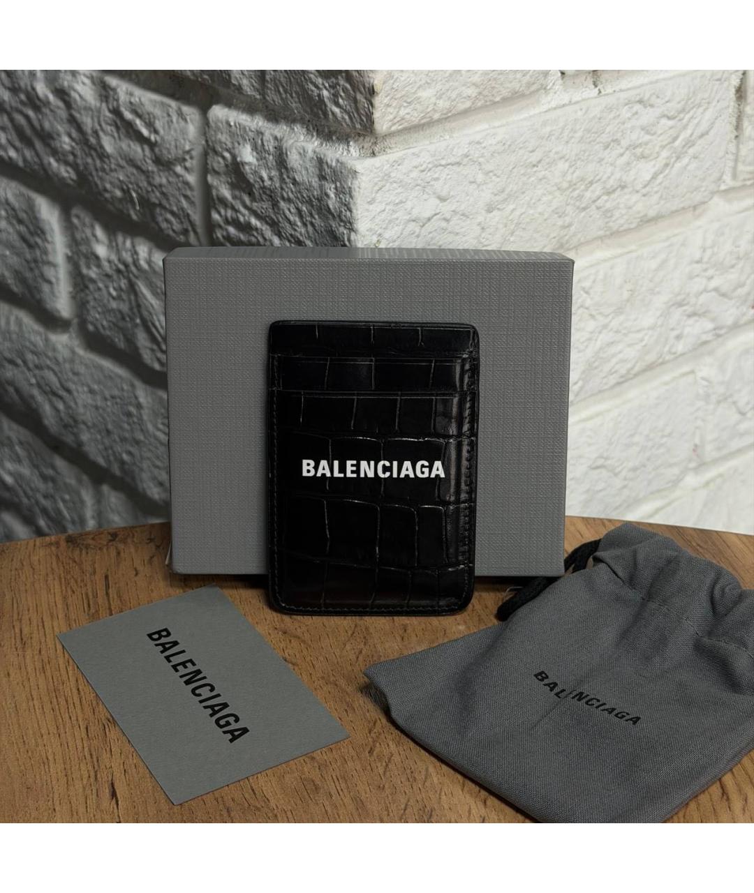 BALENCIAGA Черный кардхолдер, фото 4