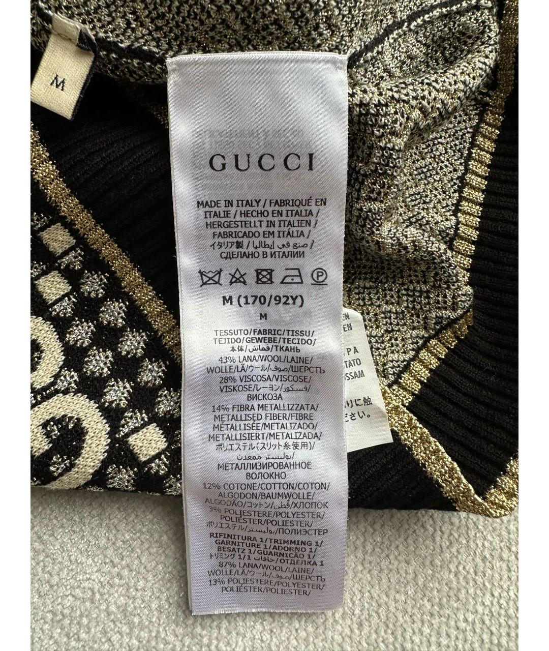 GUCCI Черный джемпер / свитер, фото 4