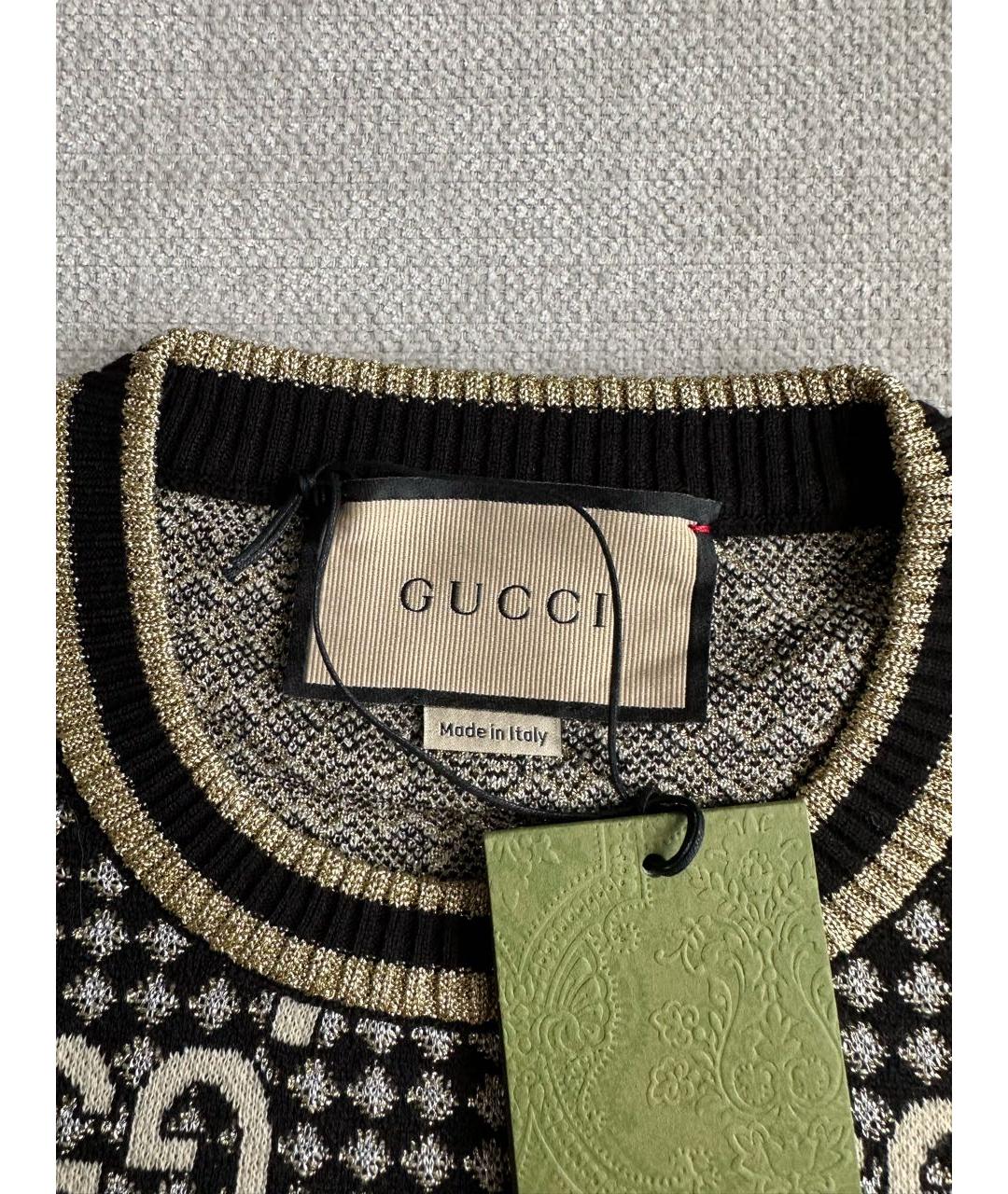 GUCCI Черный джемпер / свитер, фото 2