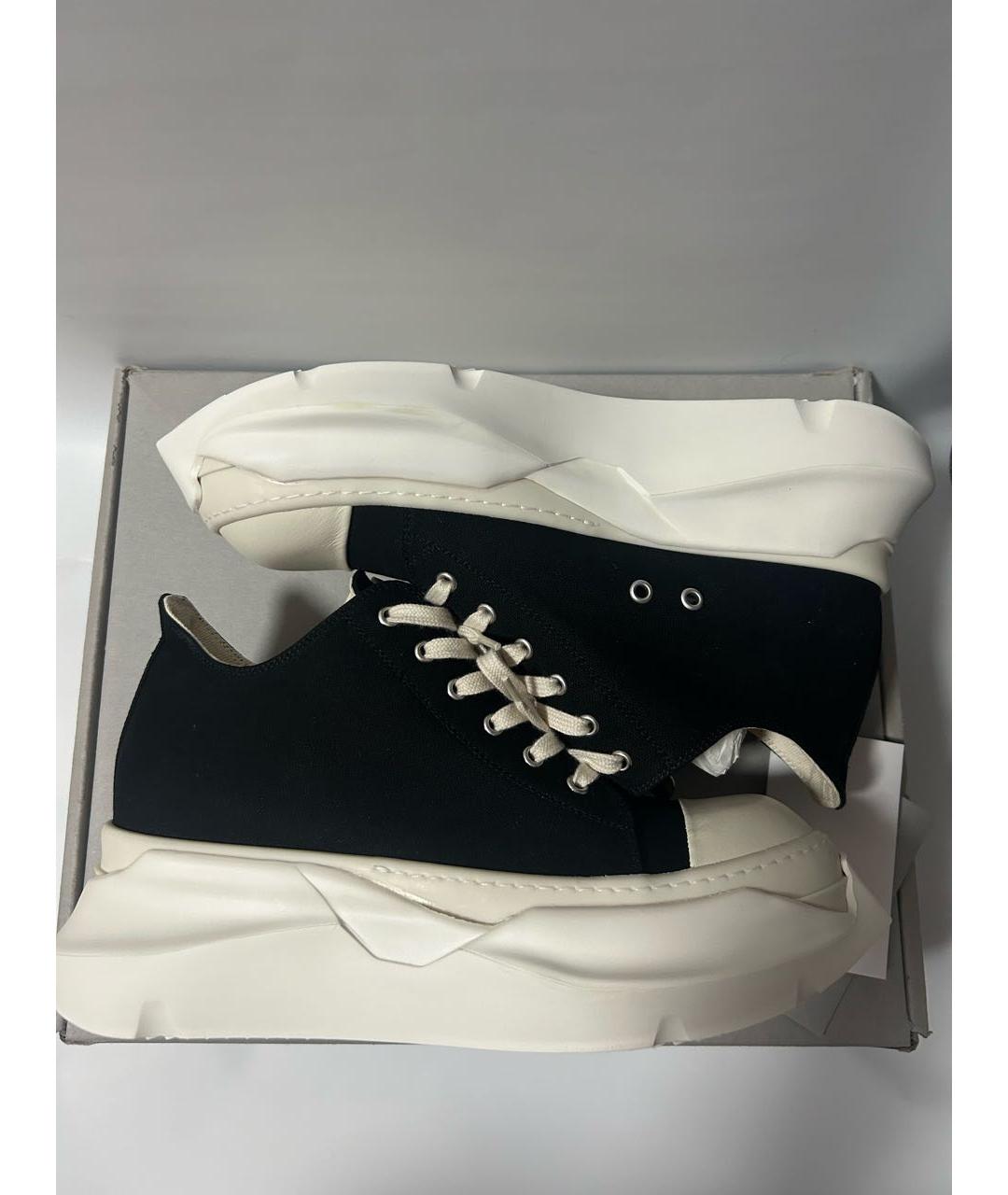 RICK OWENS DRKSHDW Черные низкие кроссовки / кеды, фото 3