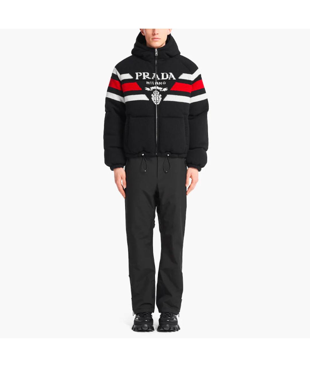PRADA Черный пуховик, фото 2