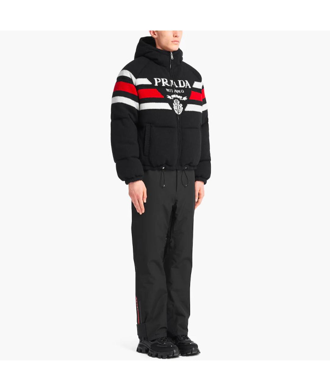 PRADA Черный пуховик, фото 4