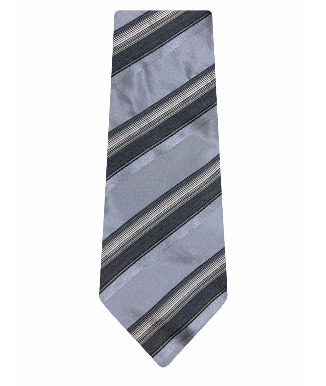 ARMANI COLLEZIONI Серый шелковый галстук, фото 1