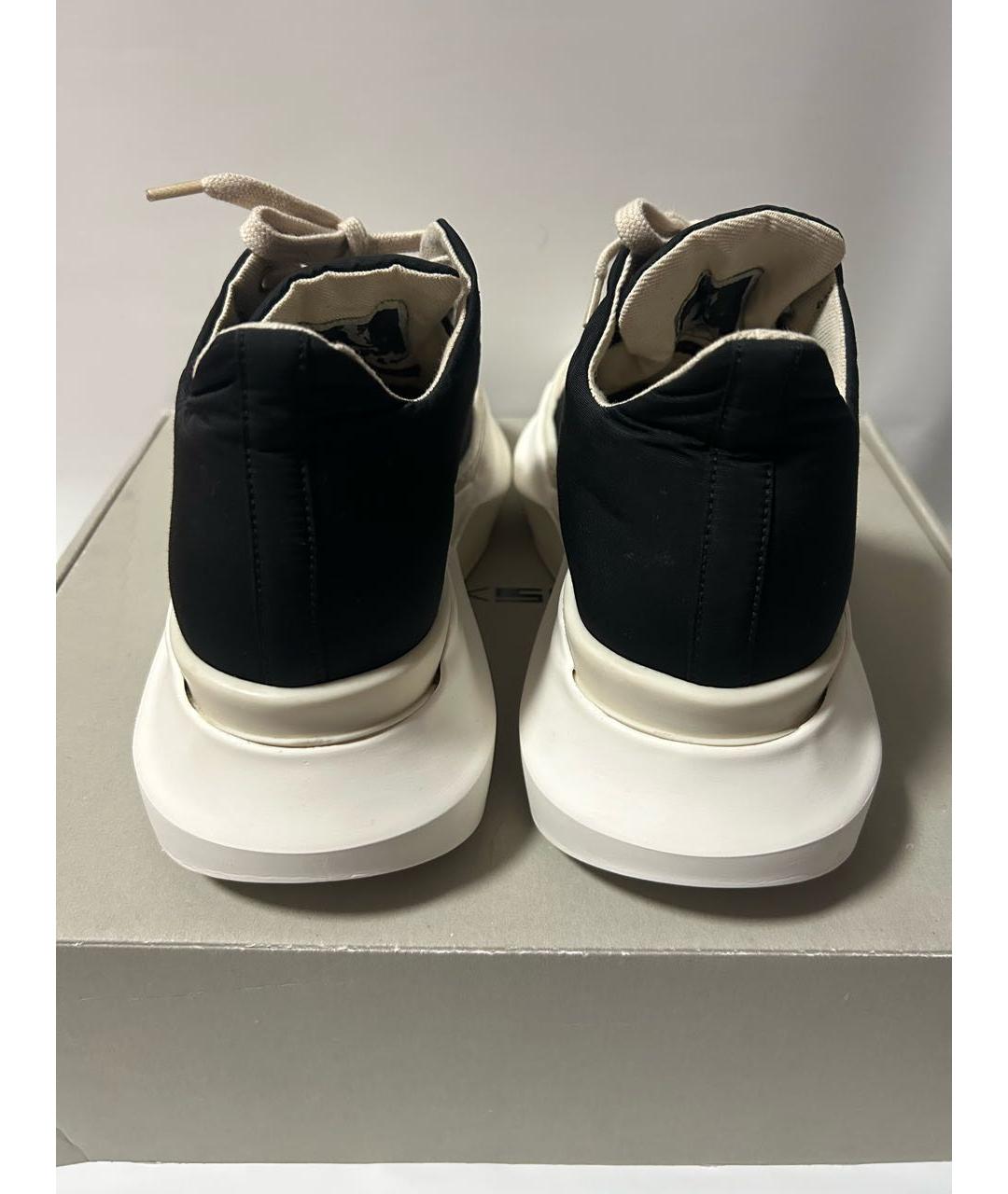 RICK OWENS DRKSHDW Черные низкие кроссовки / кеды, фото 3