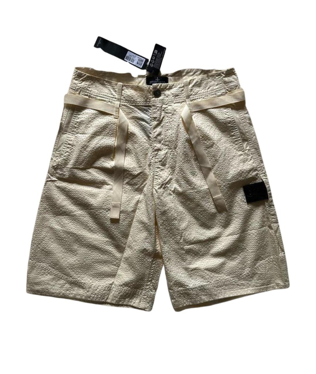 STONE ISLAND SHADOW PROJECT Желтые хлопковые шорты, фото 1
