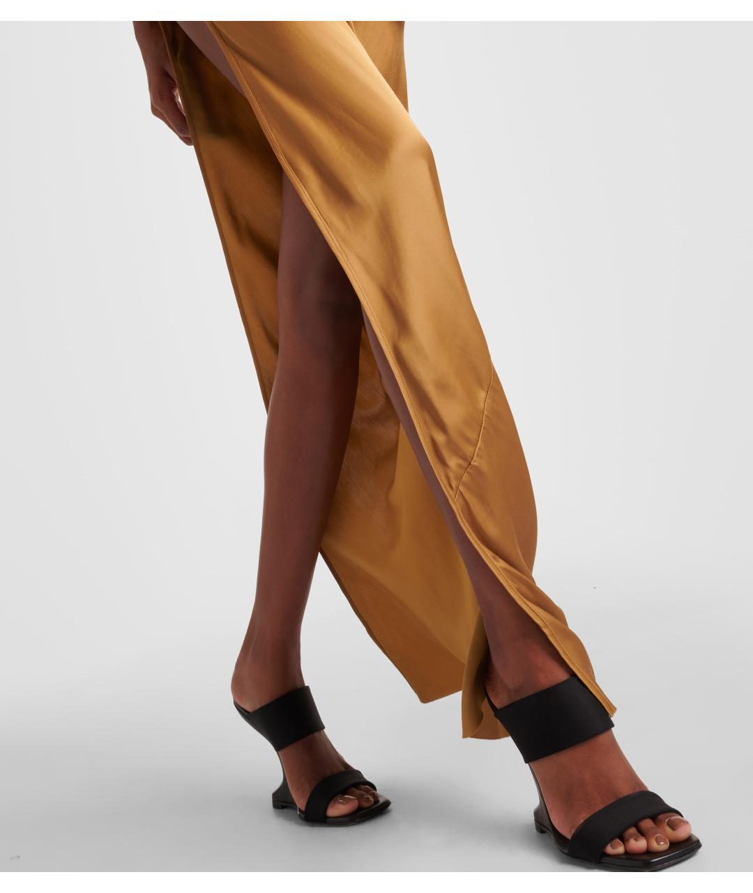 RICK OWENS Желтое коктейльное платье, фото 6