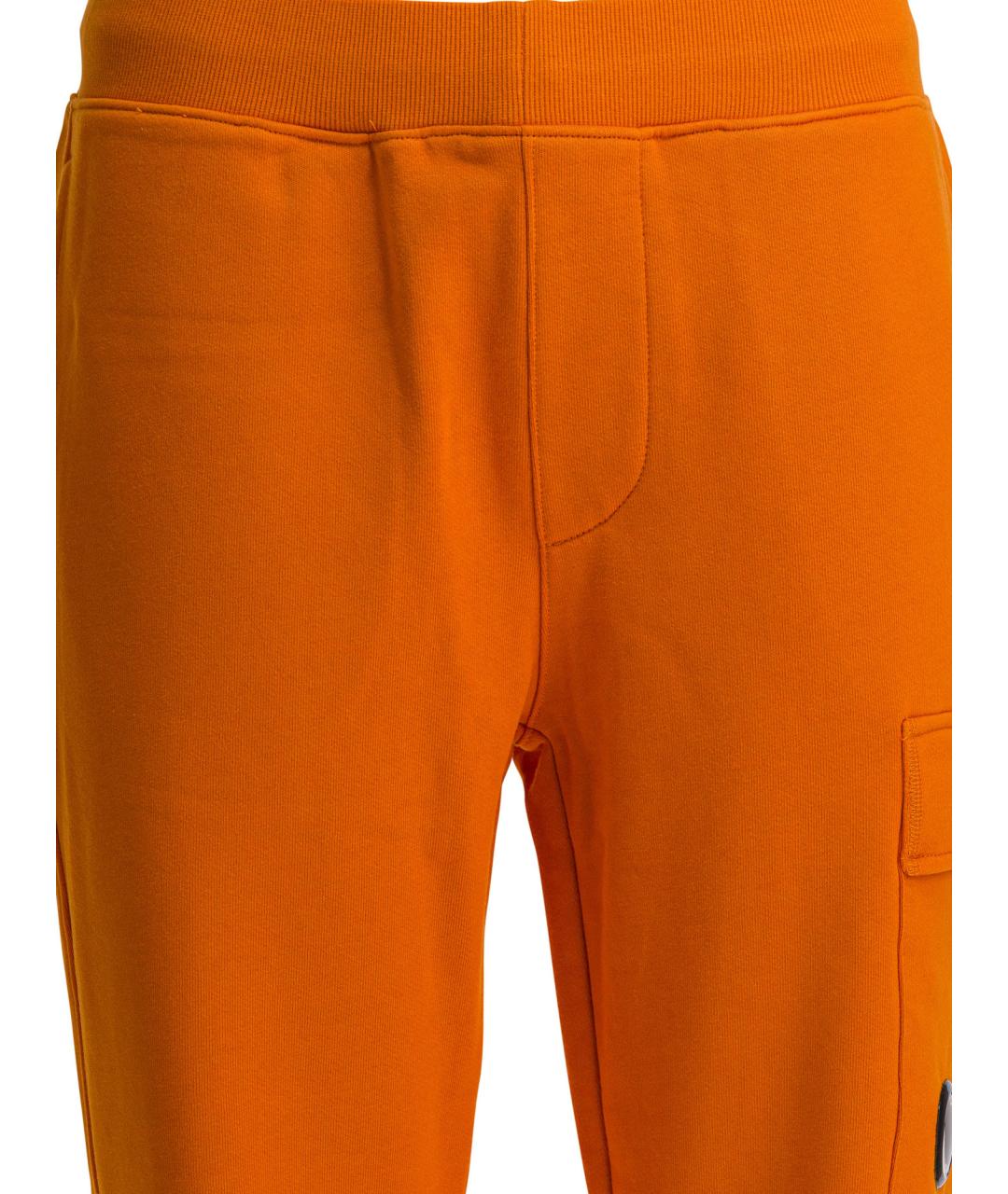 CP COMPANY Оранжевое хлопковые повседневные брюки, фото 3