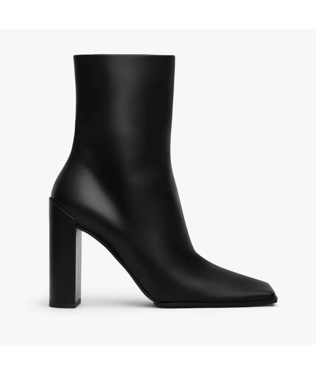 ALAIA Черные кожаные ботильоны, фото 5