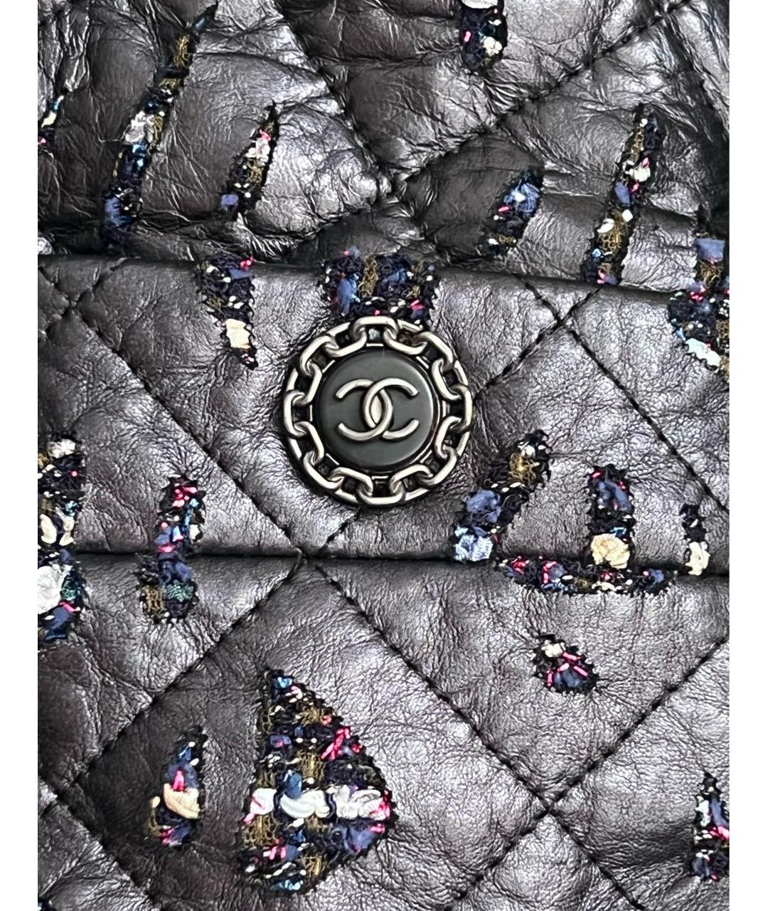 CHANEL Черная кожаная куртка, фото 4
