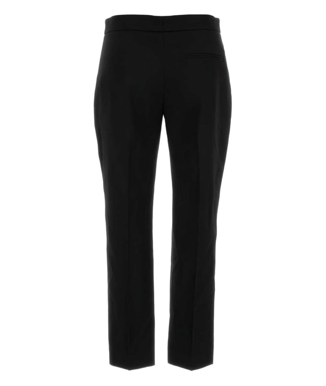 ALEXANDER MCQUEEN Черные шерстяные прямые брюки, фото 2