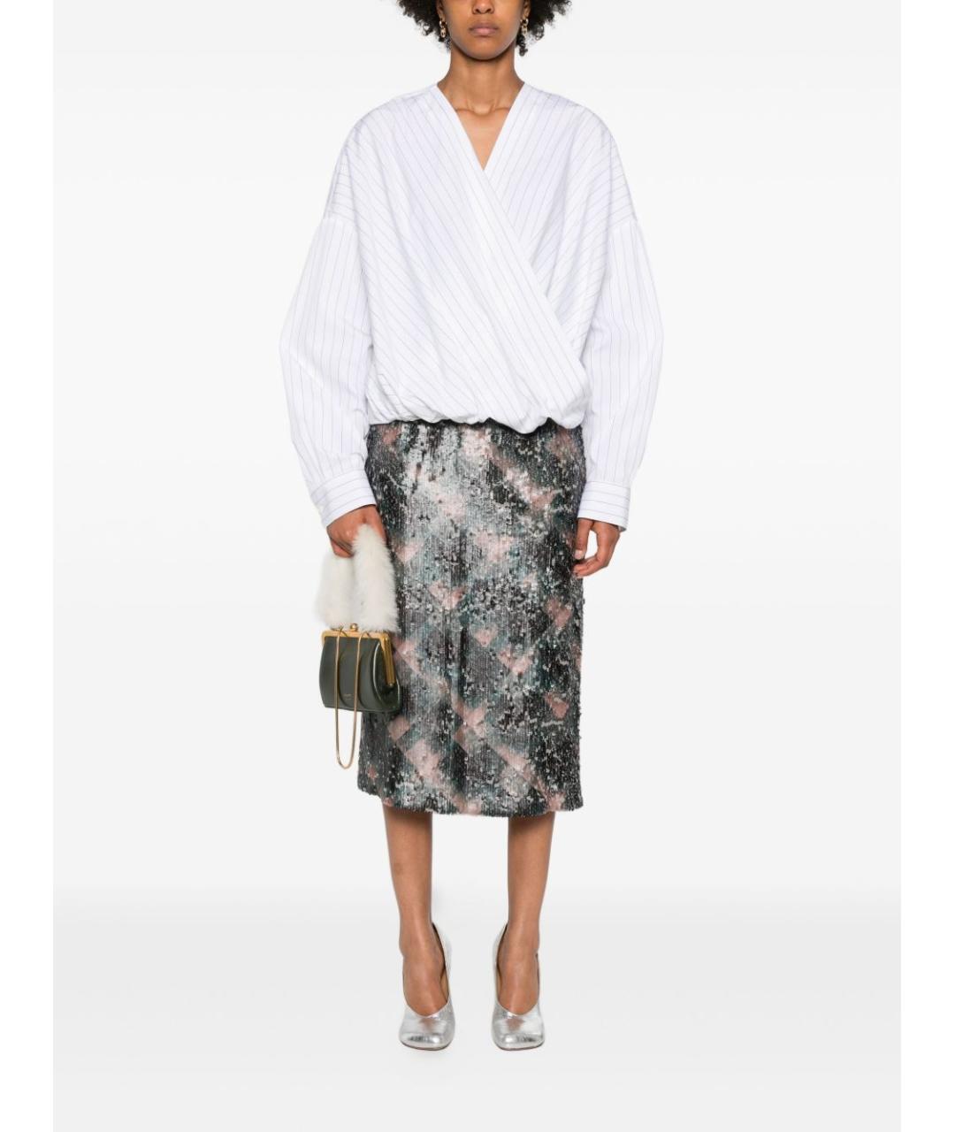 DRIES VAN NOTEN Белая хлопковая рубашка, фото 2