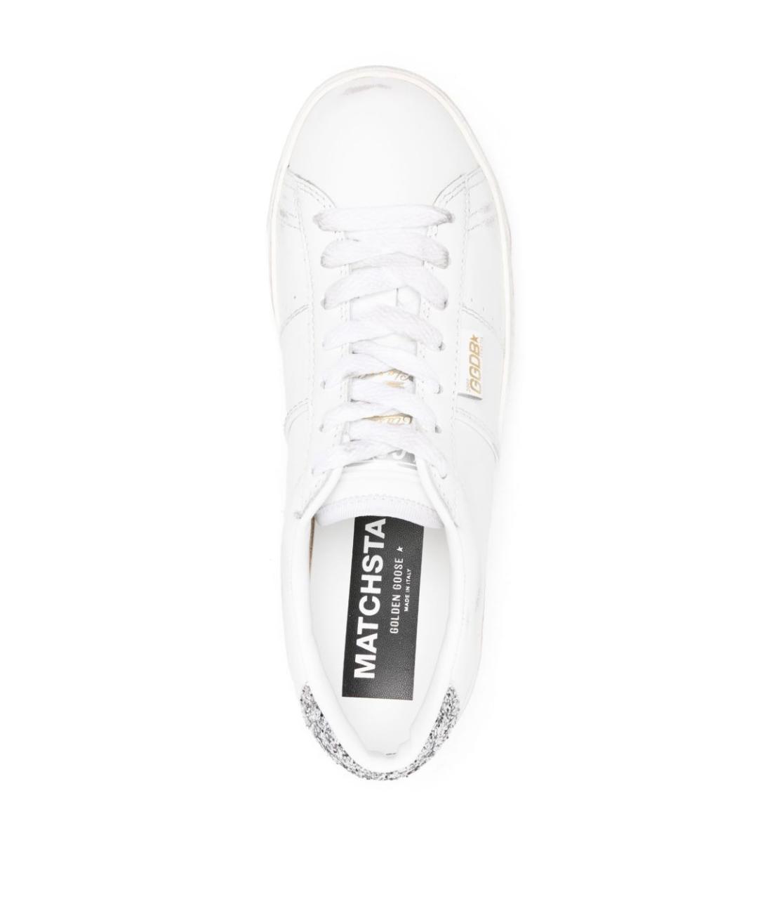 GOLDEN GOOSE DELUXE BRAND Белые кожаные кеды, фото 4
