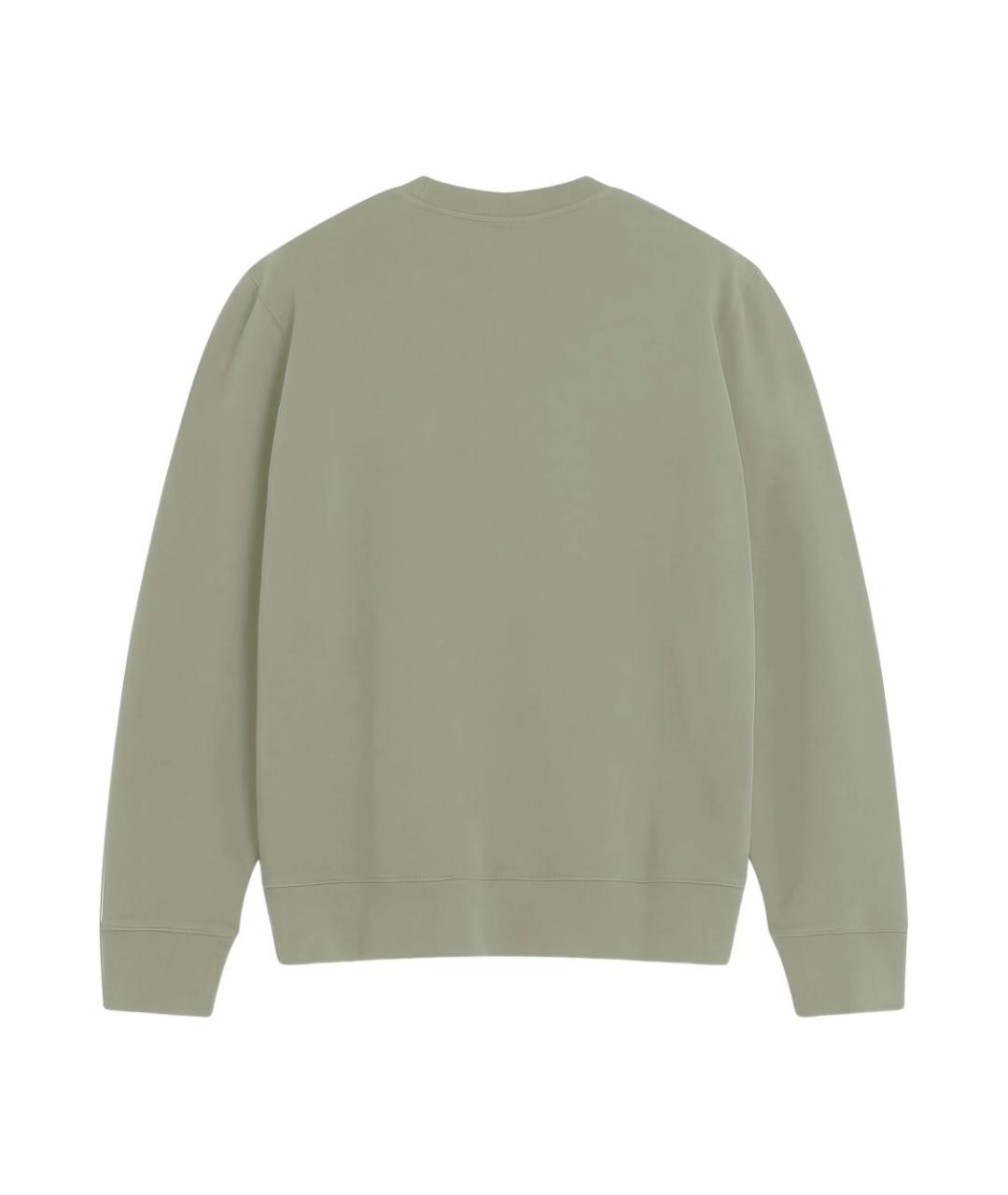 MAISON KITSUNE Хаки хлопковый джемпер / свитер, фото 5