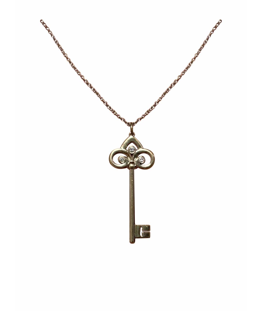 TIFFANY&CO Белое колье из белого золота, фото 1