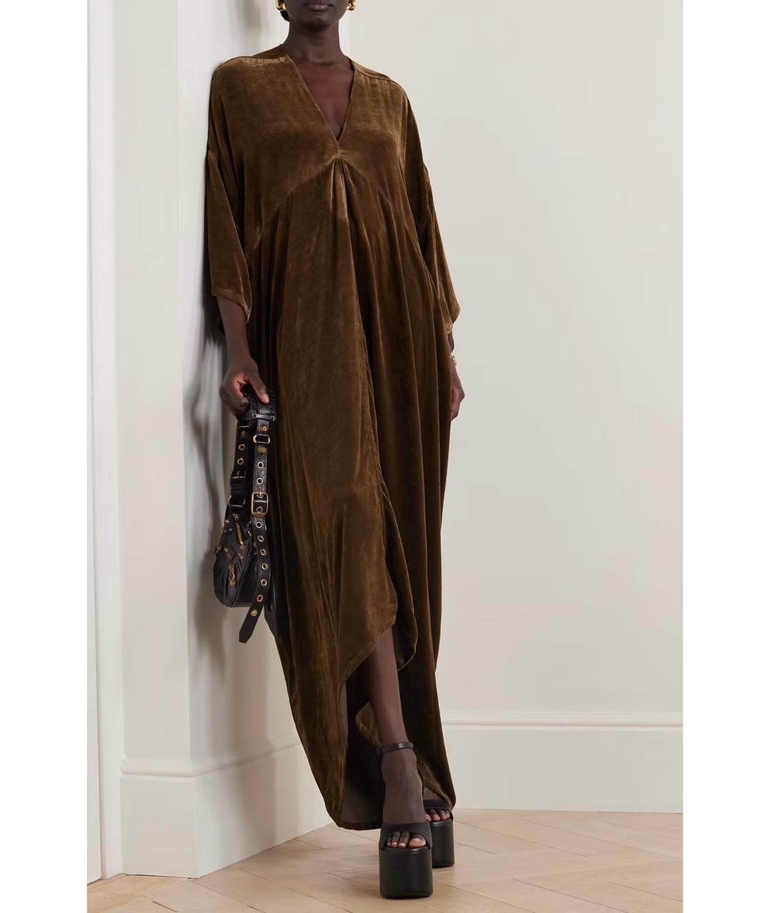 RICK OWENS Коричневое коктейльное платье, фото 2