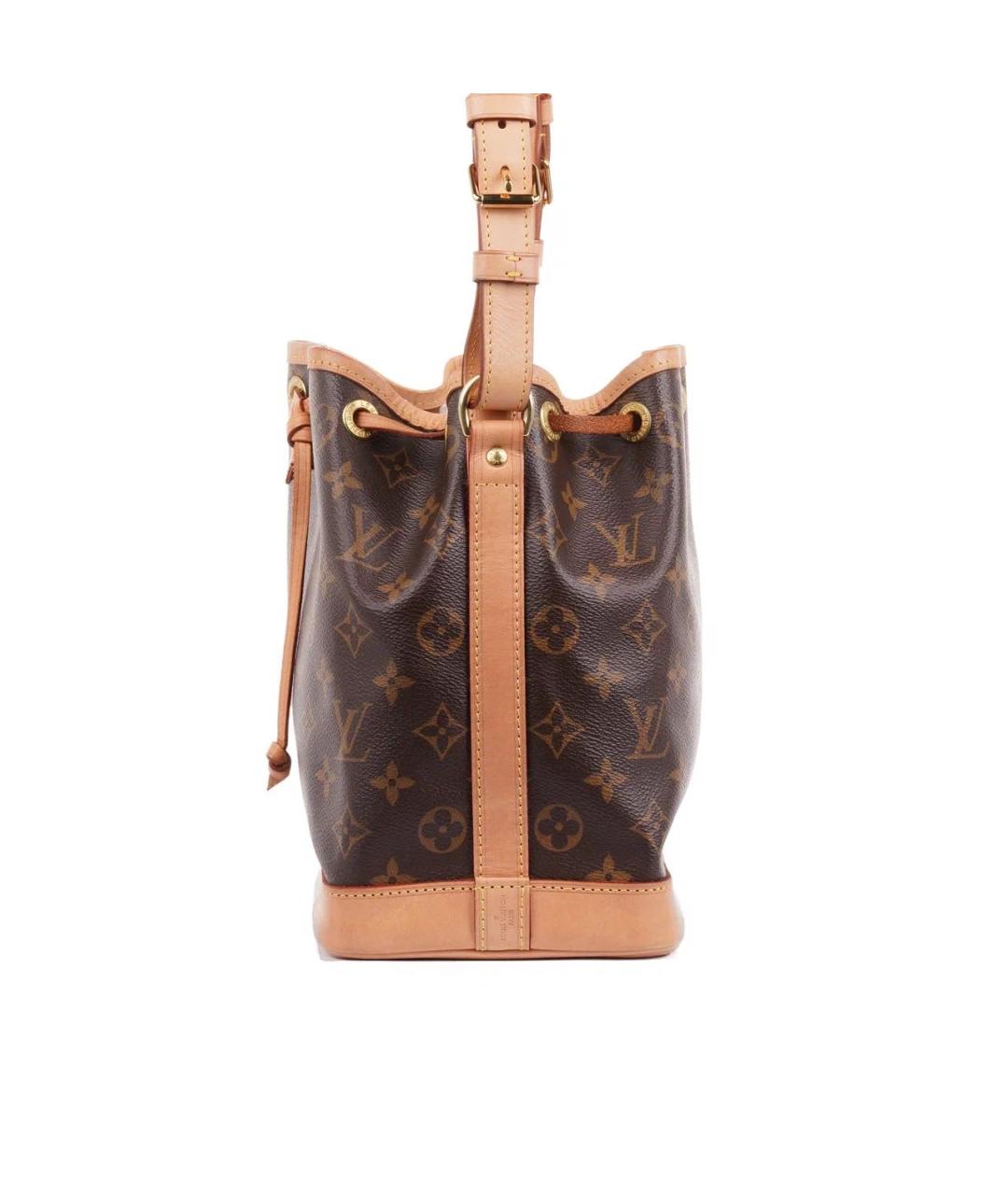 LOUIS VUITTON Коричневая кожаная сумка тоут, фото 5